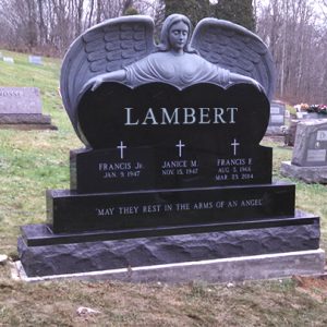Winged Guardian angel Monument in Boardman Ohio and Youngstown Ohio