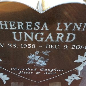 Single upright monuments - Boardman Ohio